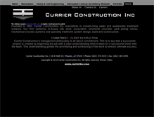 Tablet Screenshot of currierinc.com